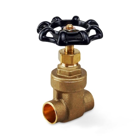 SWT Cast Brass Gate Valve 1/2